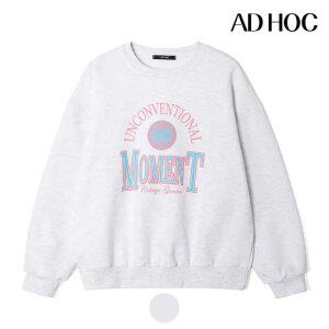 [택가 69000] [애드호크] 여성 아치형 레터링 로고 스웨트셔츠(HC2LTC1)