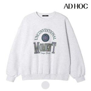 [택가 69000] [애드호크] 여성 아치형 레터링 로고 스웨트셔츠(HC2LTC2)