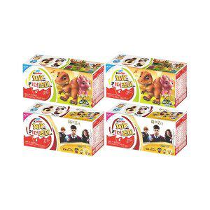 킨더 초콜렛 조이 나툰즈(공룡) T3, 2개 + 조이 해리포터(퀴디치) T3, 2개