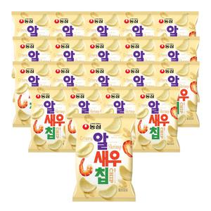 농심 알새우칩, 68g, 20개