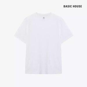 베이직하우스 면20수 레귤러핏 반팔티셔츠