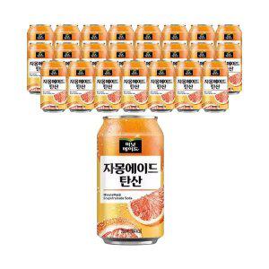 [해태음료] 미닛메이드 자몽에이드 탄산 CAN 355ml, 24개