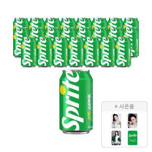 [코카콜라] 스프라이트 350ml, 24개 + 증정(카리나 포토카드 2026, 주문시 100% 증정)