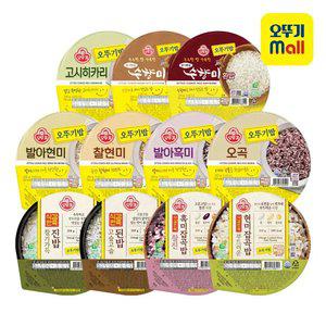 [본사직영][18+18] 오뚜기 잡곡밥210g 흑미/현미/오곡/발아흑미/발아현미 9종 골라담기