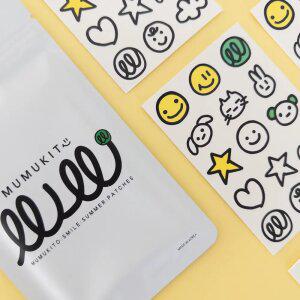 무무키토 스마일 썸머패치 90매입 시트로넬라 어린이 유아 날벌레기피제