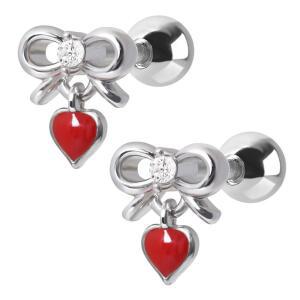 하트리본 데일리 베이직 써지컬스틸 귓바퀴 피어싱 1+1