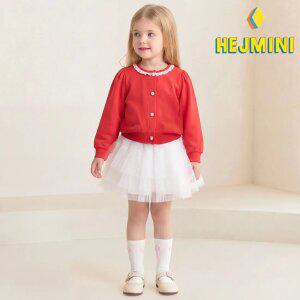 [헤이미니] 러블리리본가디건샤스커트상하복