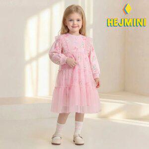 [헤이미니] 깜찍리본버니프릴샤원피스