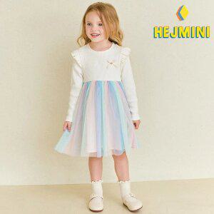 [헤이미니] 하트리본테잎레인보우샤원피스