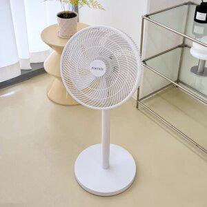 포트리 에어 써큘레이터 스탠드 선풍기 기계식 밀크화이트
