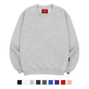 [엘라모] 3M 무지 맨투맨 남녀공용 빅사이즈 S~4XL