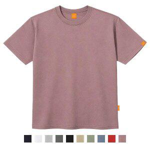 [엘라모] 무지 반팔 티셔츠 남녀공용 빅사이즈 S~4XL