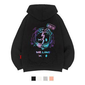 [엘라모] 3H 네온베어 후드티 남녀공용 빅사이즈 M~4XL