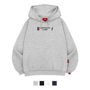 [엘라모] 3H 봉쥬르라모 후드티 남녀공용 빅사이즈 M~4XL