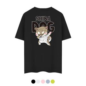 제네브 국내생산 쿨코튼 20수 반팔티셔츠 시바도그/M~3XL까지