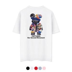 제네브 국내생산 쿨코튼 20수 반팔티셔츠 로즈베어/M~3XL까지