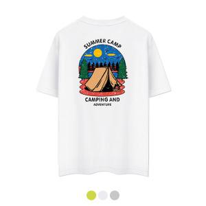 제네브 국내생산 쿨코튼 20수 반팔티셔츠 썸머캠프/M~3XL까지