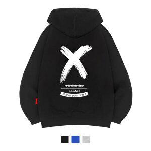 [엘라모] 3H 엑스아이디어 후드티 남녀공용 빅사이즈 M~4XL