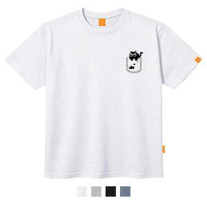 [엘라모] 포켓-냥 반팔 티셔츠 남녀공용 빅사이즈 S~4XL