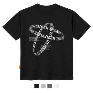 [엘라모] 리멤버 반팔 티셔츠 남녀공용 빅사이즈 S~4XL