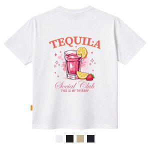 [엘라모] 스위트데킬라 반팔 티셔츠 남녀공용 빅사이즈 S~4XL