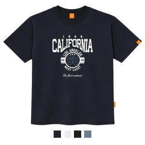 [엘라모] 캘리포니아68 반팔 티셔츠 남녀공용 빅사이즈 S~4XL