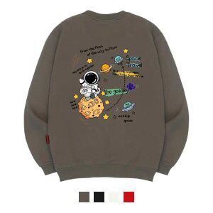 [엘라모] 3M 스페이스트래블 맨투맨 남녀공용 빅사이즈 S~4XL