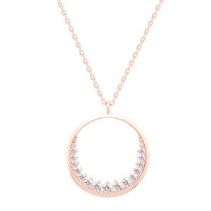 [라울스톤] 14Kgp 로즈골드 여성 패션 심플 데일리 베이직 베일리 목걸이