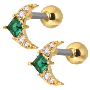 그린문 데일리 베이직 써지컬스틸 귓바퀴 피어싱 1+1