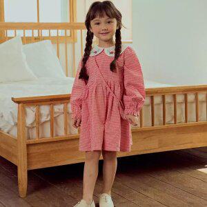 [토토헤로스] [신학기맞이SALE]로제체크원피스