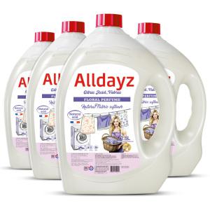 [올데이즈] 대용량 섬유유연제 플로랄 퍼퓸 2.5L 4개 /실내건조 구연산함유
