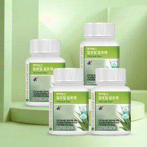 쾌변봤다 알로밀 알로에 120정x4병 배변원활
