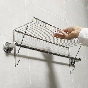 도파밍 무타공 스텐 수건걸이 선반 거치대