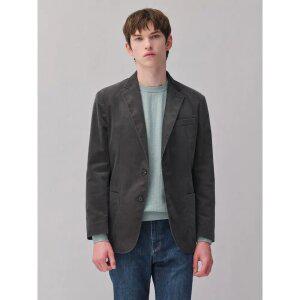 [갤럭시 라이프스타일] 코튼 블렌드 워싱 재킷 - 그레이 (GC4711M013)