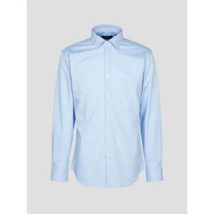 [ROGATIS] 스트레치 솔리드 슬림핏 셔츠 - 스카이 블루 (MA4764RS1Q)