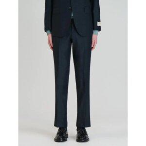 [로가디스] [로가디스] REDA 브러쉬드 울 멜란지 루즈 핏 수트 팬츠  그린 (RX4802NC5