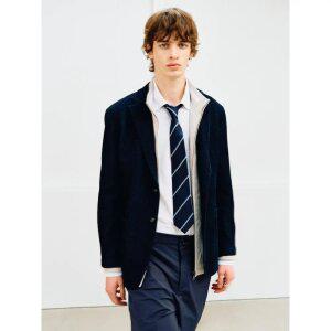 [로가디스] 폴리 스탠 칼라 숏 블루종  베이지 (RY5239P04A)