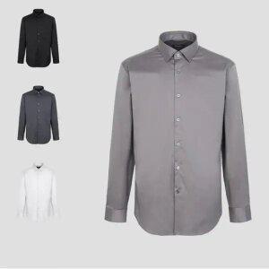 [로가디스] 스트레치 솔리드 레귤러핏 셔츠 (4종 택1)