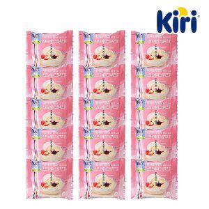끼리 크림치즈 찰떡 스트로베리 15개 / 개별포장 찹쌀떡 아이스찰떡 모찌 퓨전떡 디저