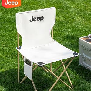 JEEP 지프 야외용 접이식 의자 휴대용 캠핑 피크닉 낚시 의자