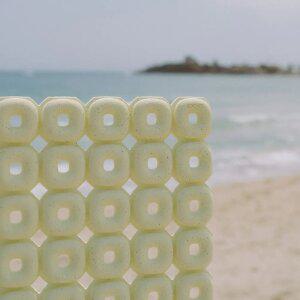 자원순환 PVC 스퀘어 굴매트  욕실매트 6p 화장실 베란다 미끄럼방지