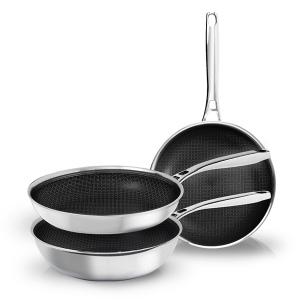 스타리안 스텐 통3중 IH 인덕션 후라이팬 28cm+궁중팬 28cm 2종세트