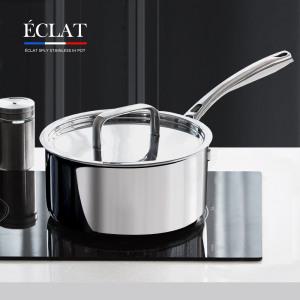 [리벤스] 에끌라 스텐 통5중 IH 인덕션 겸용 편수냄비 18cm