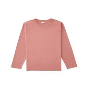 [DIEMS][100% 코튼] 라운드 긴팔 티셔츠_핑크 (클래식핏)-DZUSU10479C