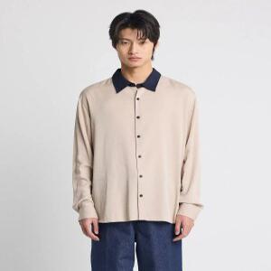 [STCO]영포멀 클레릭 셔츠_베이지 (클래식핏)-SAQSU10554C