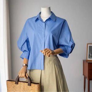 (안나앤모드) eden 7부 벌룬 블라우스[셔츠EDY23]