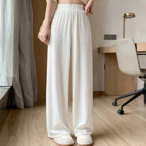 플리츠 밴딩 와이드팬츠 키작녀 세미와이드 여성 냉장고바지