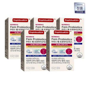 펨 도피러스 알엑스 100억 여성 질유산균 펨 프로바이오틱스 60캡슐 5개