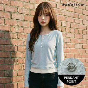 펜던트 포인트 레이어드 티셔츠 (WC3LTF5)