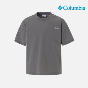 키즈 우븐 반팔 티셔츠_그레이 (C62-YMK606)